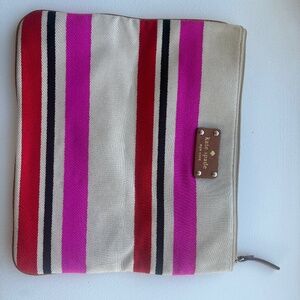 Kate Spade fabric clutch
